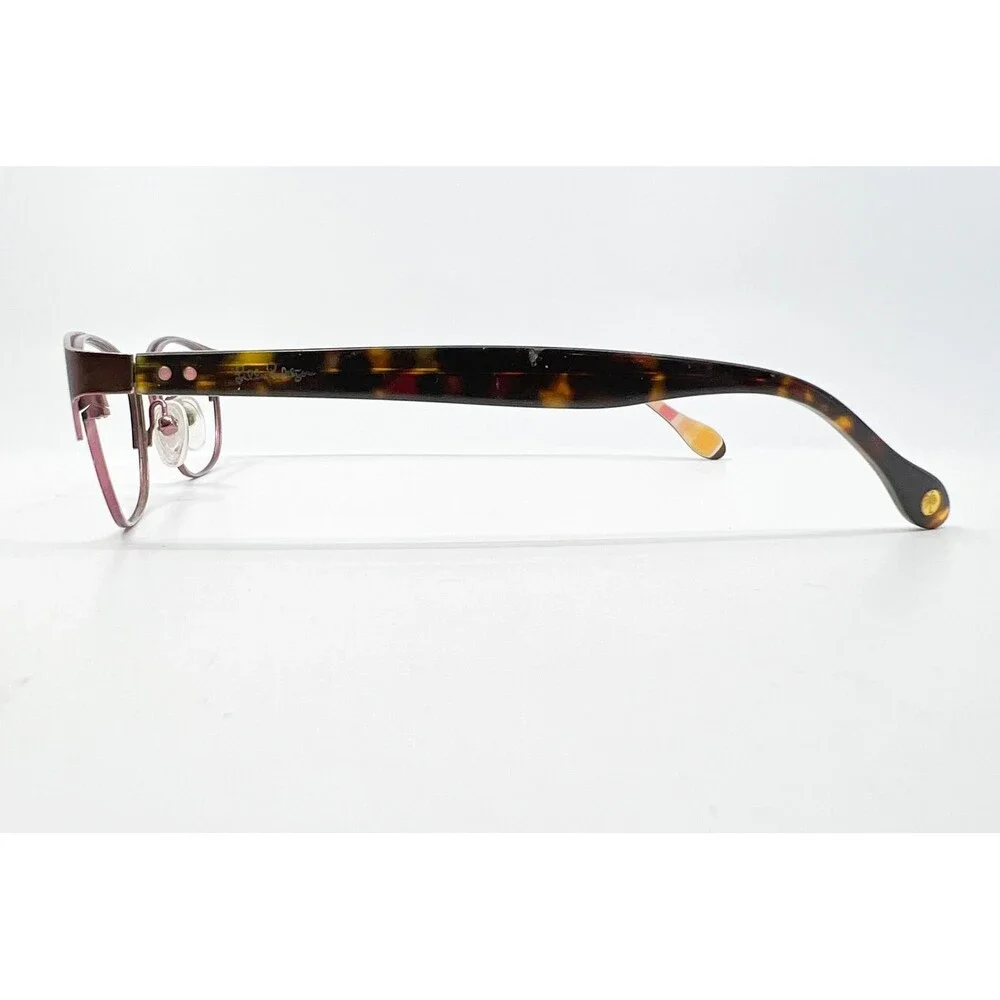 Lilly Pulitzer Eyeglasses Womens Burgundy Tortoise Striped 50-16-130